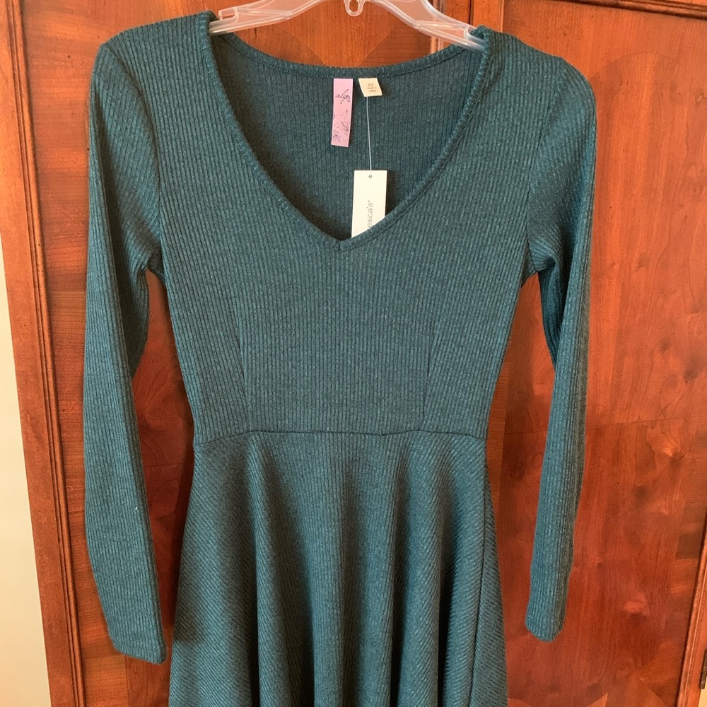 long sleeve sweater dress